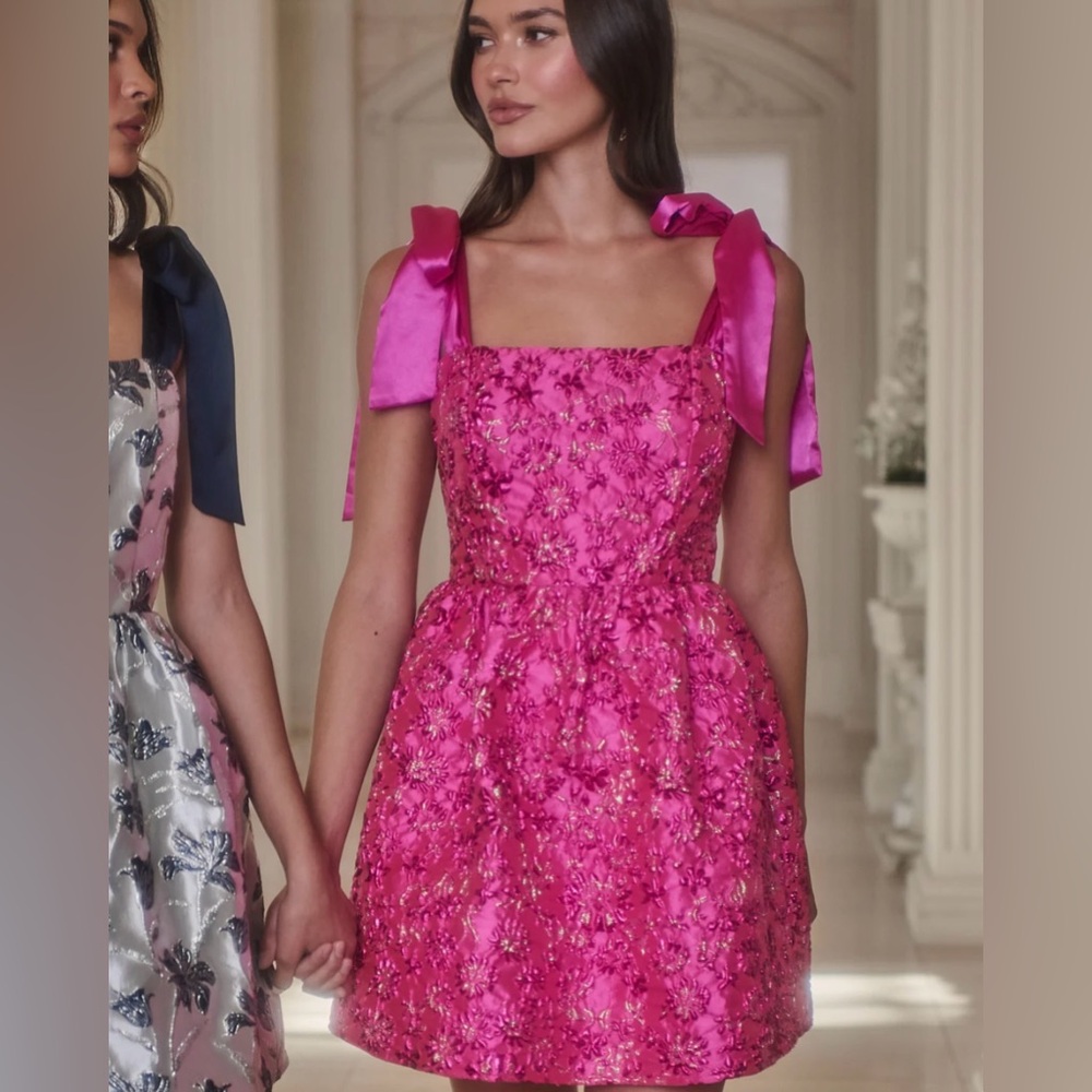 Sugarlips Harrington Jacquard Nidia Mini Dress